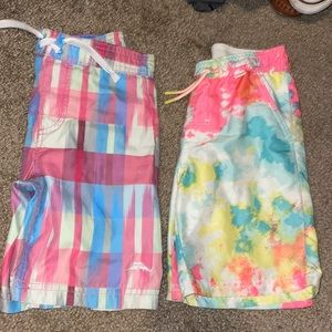 Boys Swim Trunks Bundle of 2